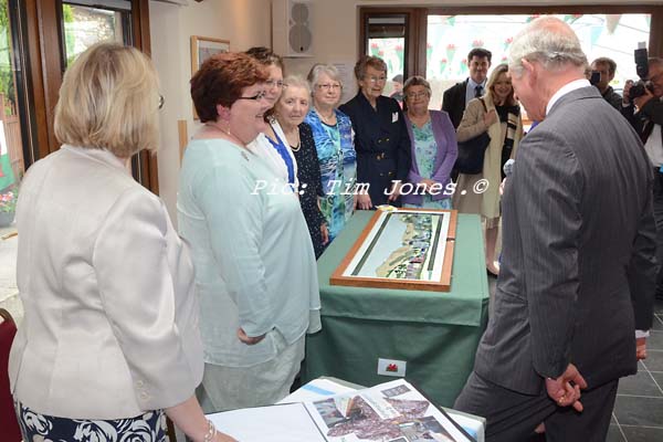 HRH The Prince of Wales meeting members of Llanddewi Brefi WI